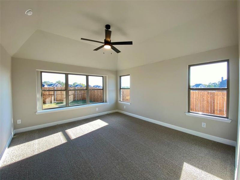 Large master bedroom with window seat and tons of natural light Large master bedroom with window seat and tons of natural light