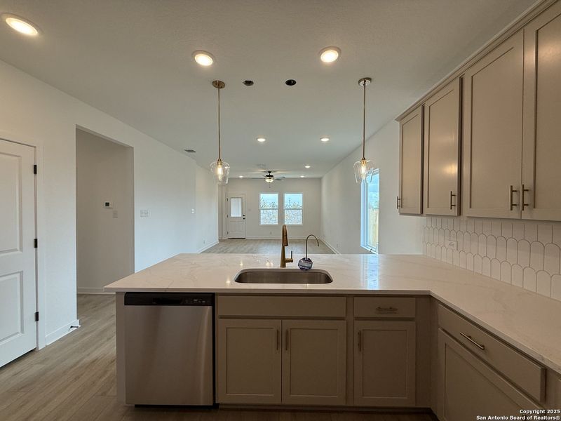 Furnished interior view inside a new home in Enclave at Hennersby Hollow 50's, San Antonio (Image 6).