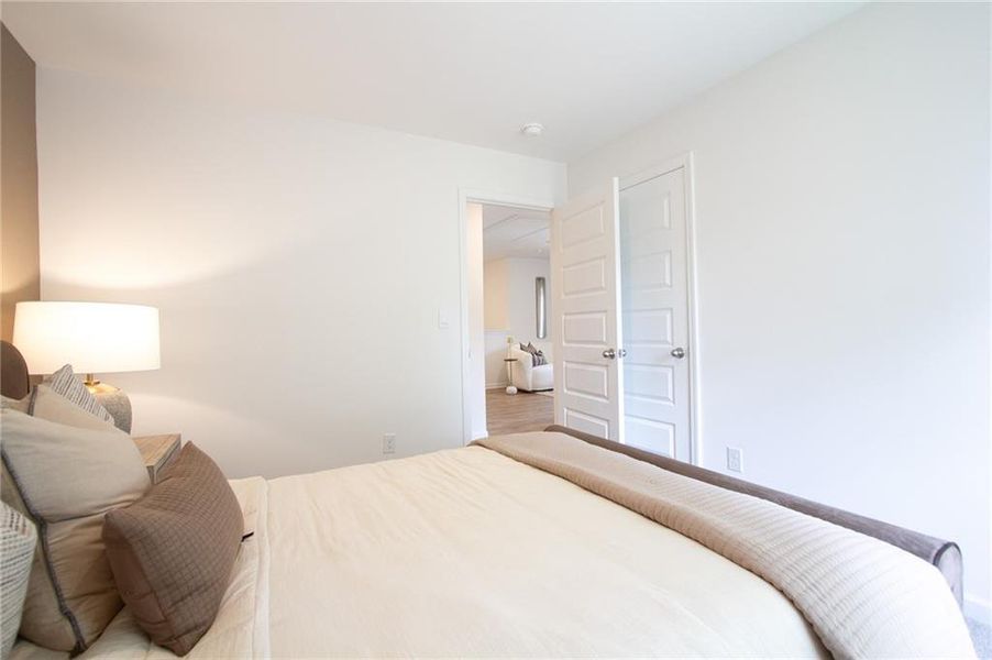 Furnished interior view inside a new home in Harvest Park, Decatur (Image 22).