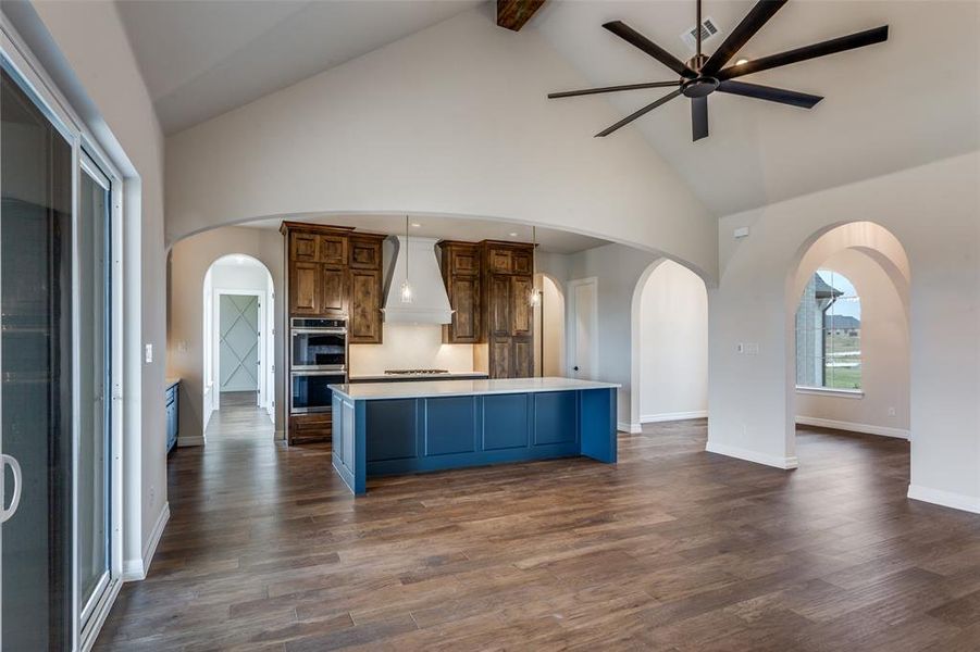 Furnished interior view inside a new home in , Aledo (Image 4).