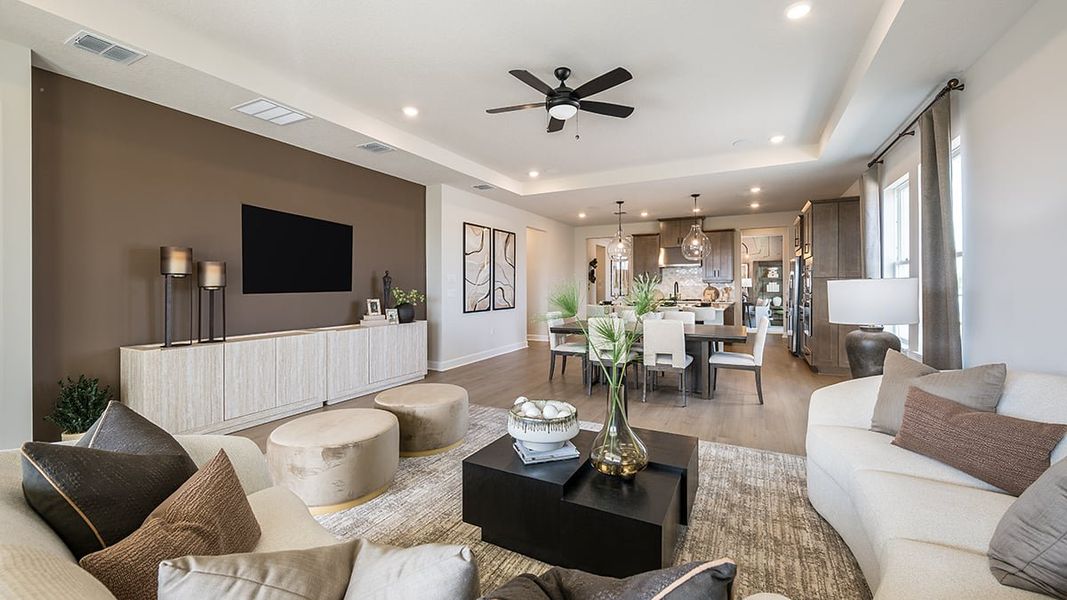 Furnished interior view inside a new home in Lochside, Mount Dora (Image 12).