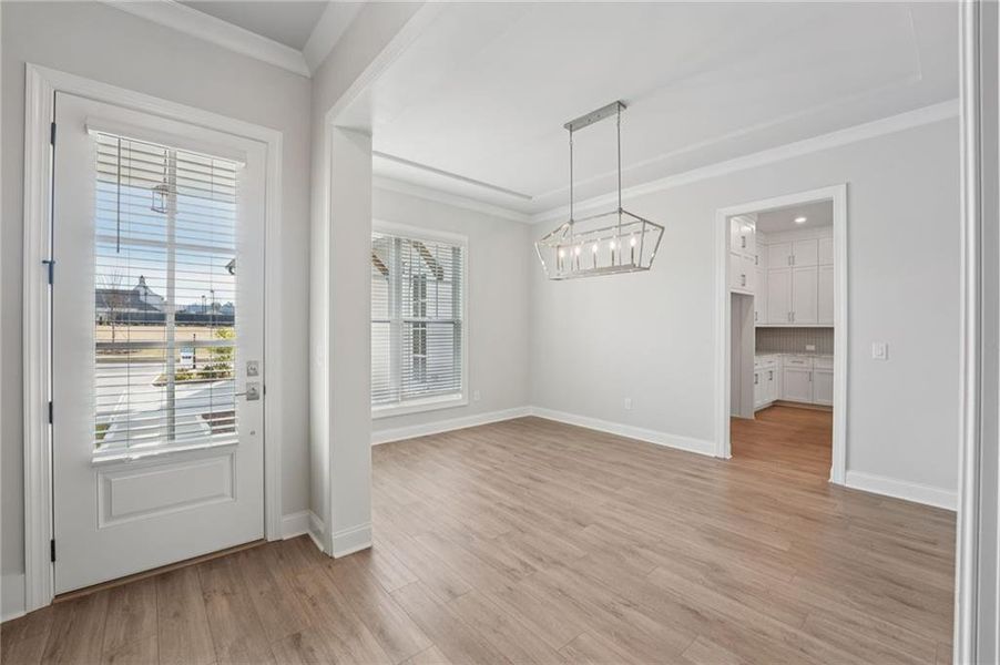 Spacious, unfurnished interior of a new home in Promenade at Sawnee Village, Cumming (Image 18).