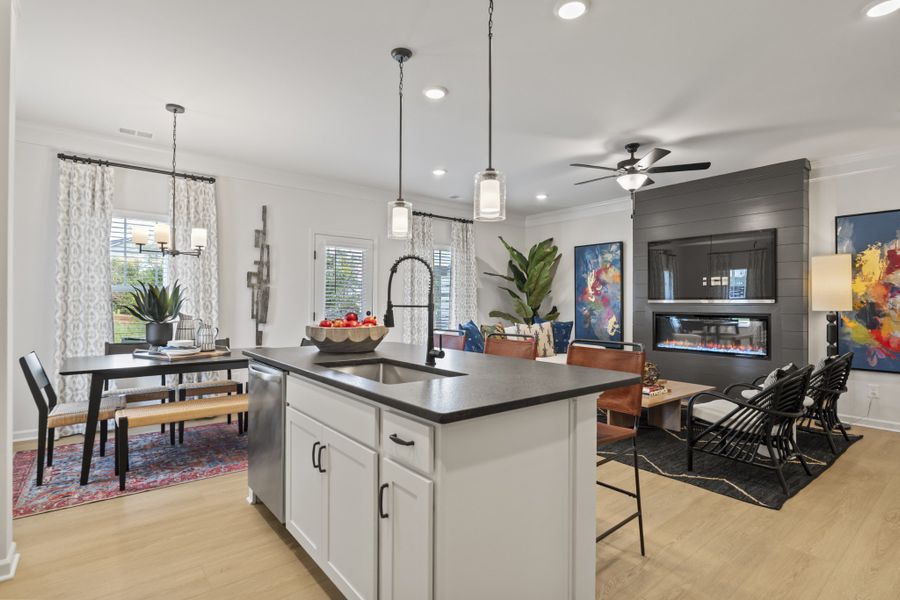 Furnished interior view inside a new home in Laurelwood Park, Gallatin (Image 6).