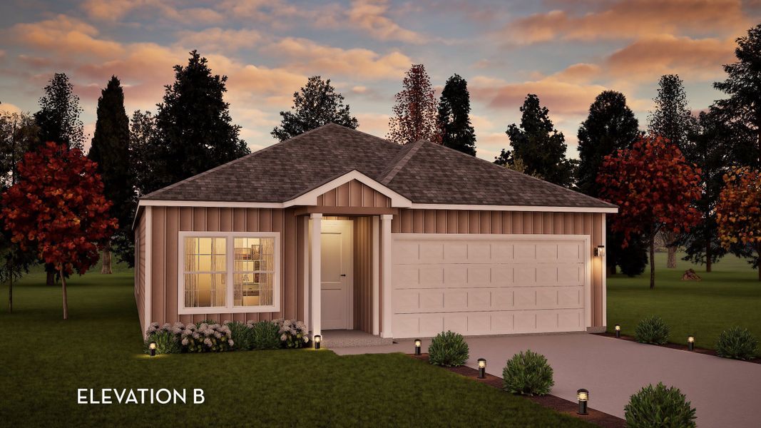 Representative exterior photo of a completed home built from the Pedernales by CastleRock Communities in Brush Creek, Fairview, TN (Image 2).