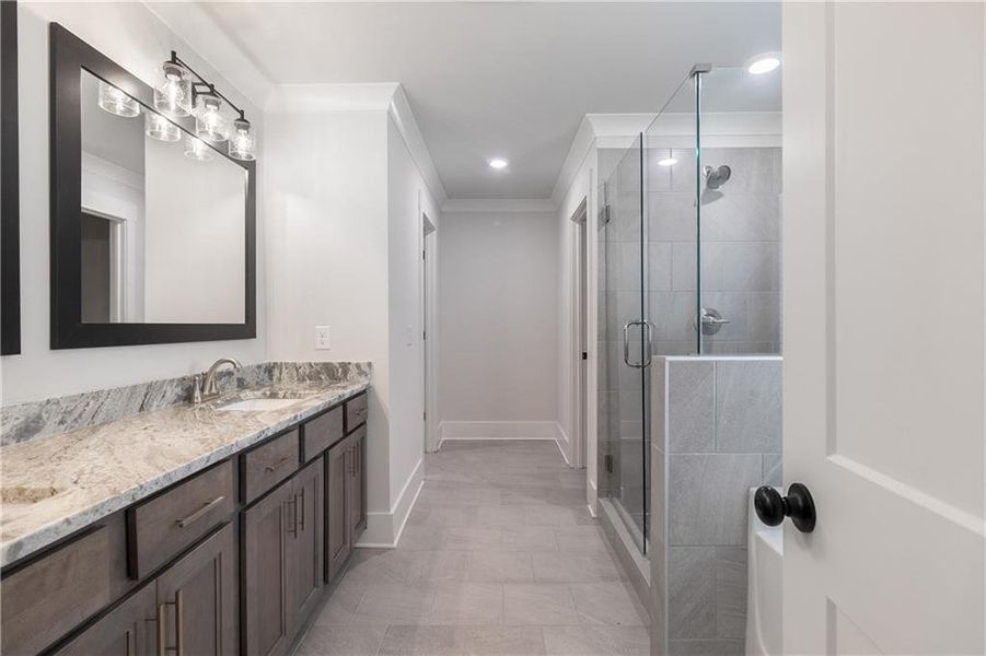 Furnished interior view inside a new home in Weslyn Park, Social Circle (Image 6).