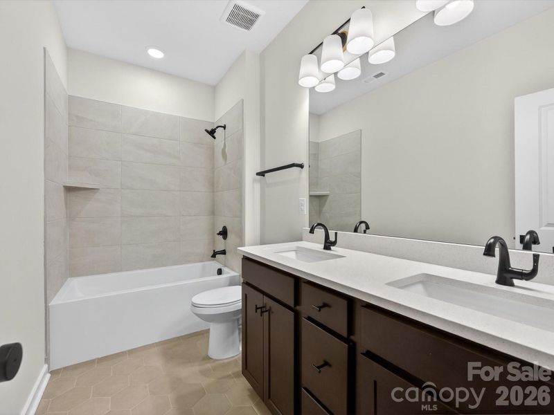 Furnished interior view inside a new home in North Creek Village, Huntersville (Image 8).