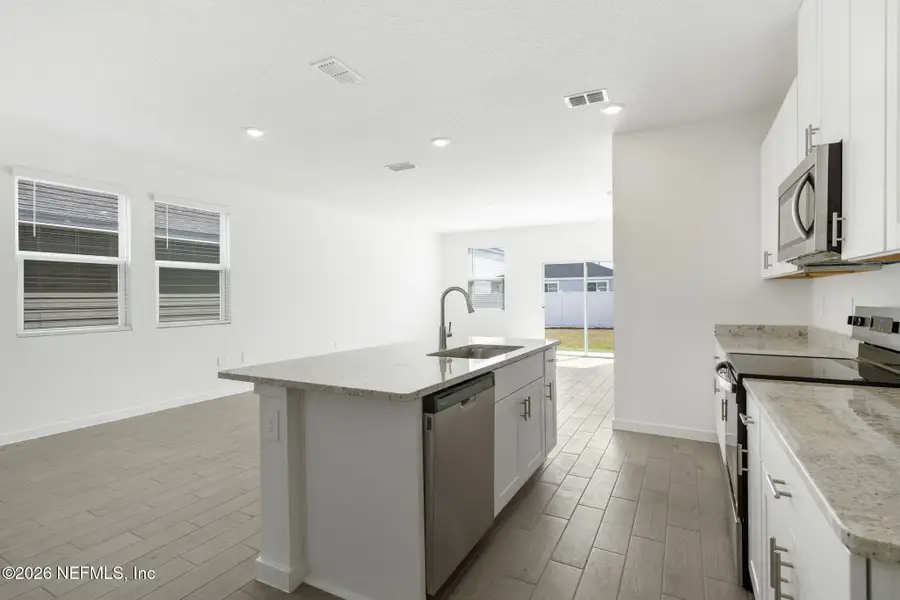 Furnished interior view inside a new home in Cypress Meadows - Classic Series, Jacksonville (Image 12). Furnished interior view inside a new home in Cypress Meadows - Classic Series, Jacksonville (Image 12).