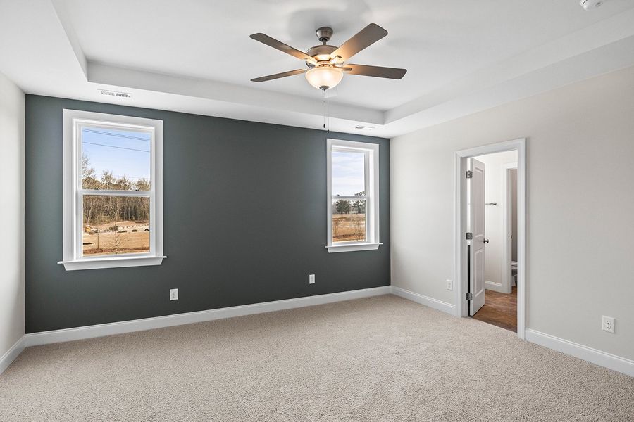 Representative unfurnished interior of a home built from the The Whitley by RobuckHomes in Kennebec Crossing, Angier (Image 31). Representative unfurnished interior of a home built from the The Whitley by RobuckHomes in Kennebec Crossing, Angier (Image 31).