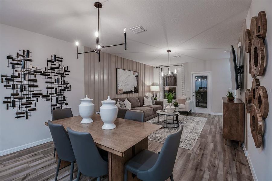 Furnished interior view inside a new home in , Haines City (Image 6).