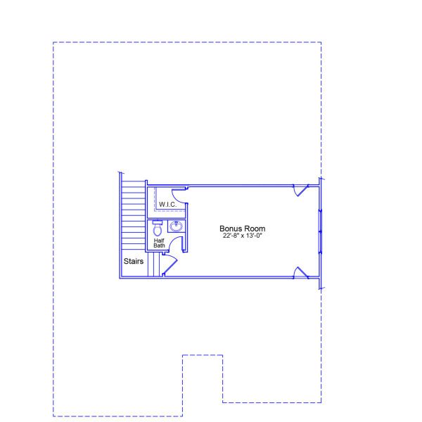 2D floor plan layout of this home in Fieldstone, Lexington, NC (Image 5).