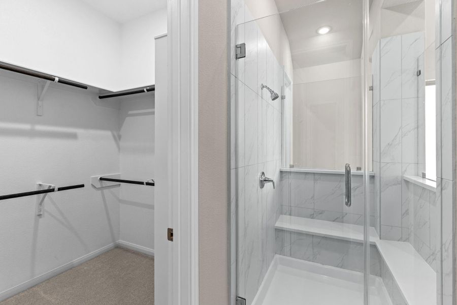 Furnished interior view inside a new home in Pomona, Manvel (Image 7).