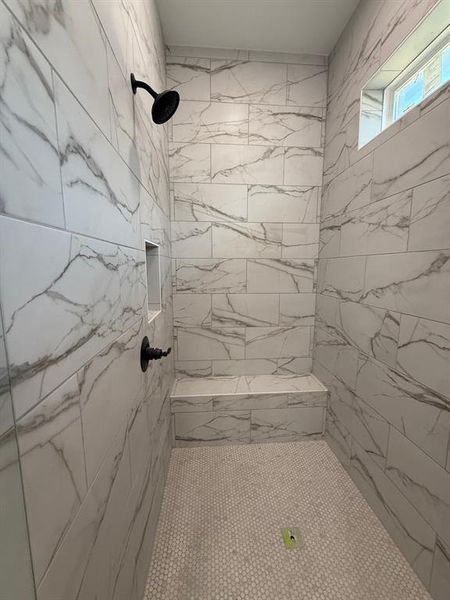 Floor to ceiling tile