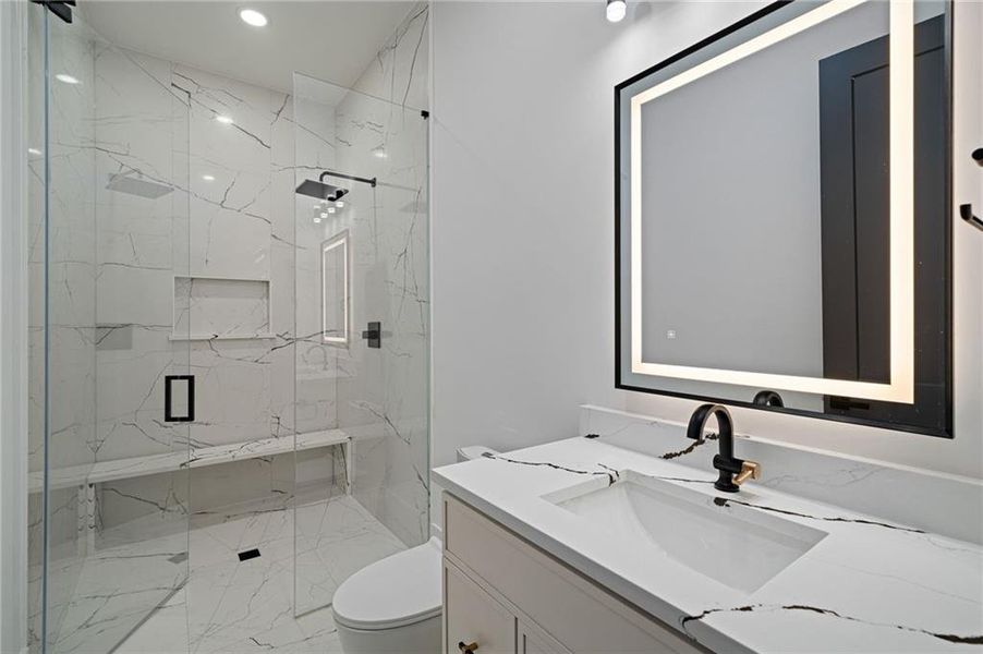 Furnished interior view inside a new home in , Buford (Image 19).
