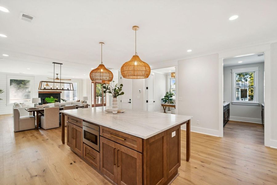 Furnished interior view inside a new home in , Isle Of Palms (Image 62). Furnished interior view inside a new home in , Isle Of Palms (Image 62).