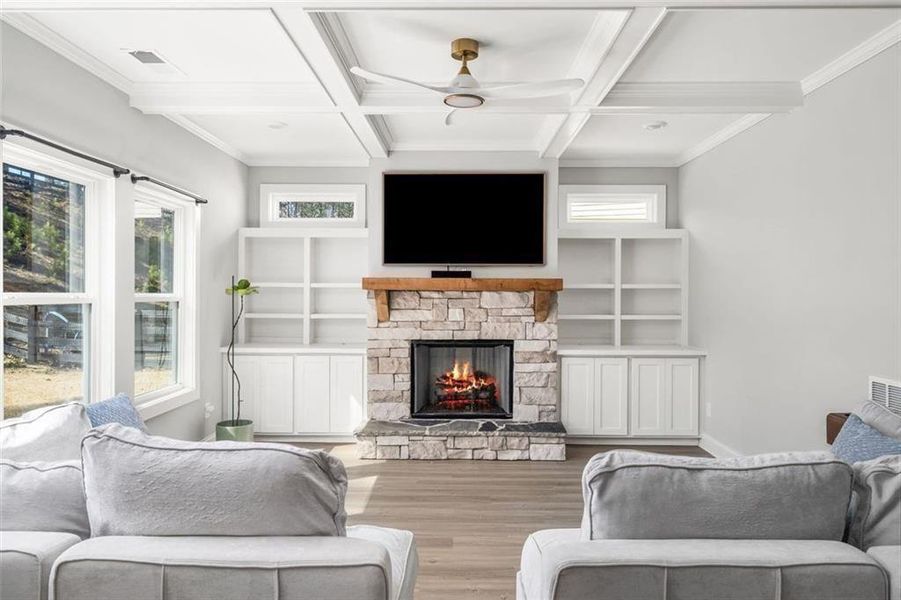 Furnished interior view inside a new home in , Dallas (Image 11).
