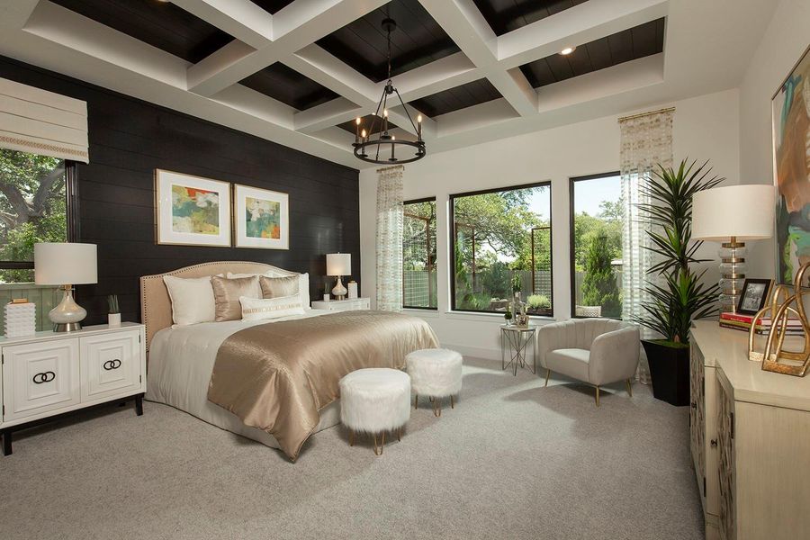 Primary Bedroom with elevated ceiling - Representative Photo Primary Bedroom with elevated ceiling - Representative Photo