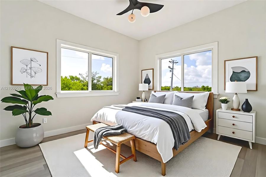Furnished interior view inside a new home in , Key Largo (Image 6).