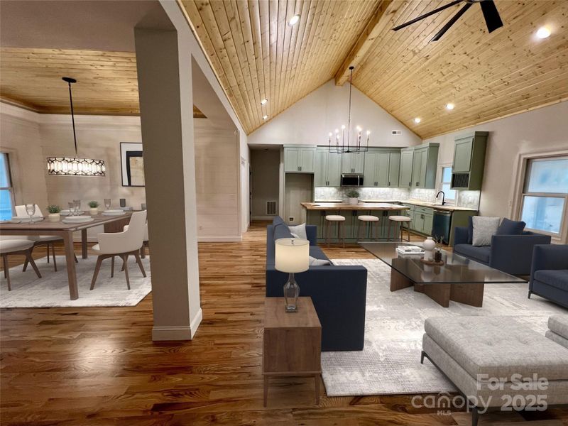 Kitchen to Great Room