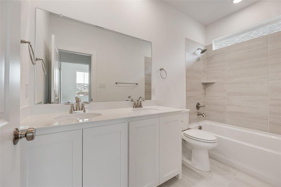 Furnished interior view inside a new home in The Grove Frisco - 40' Lots, Frisco (Image 8).