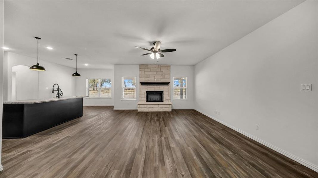 Spacious, unfurnished interior of a new home in , Poolville (Image 32).