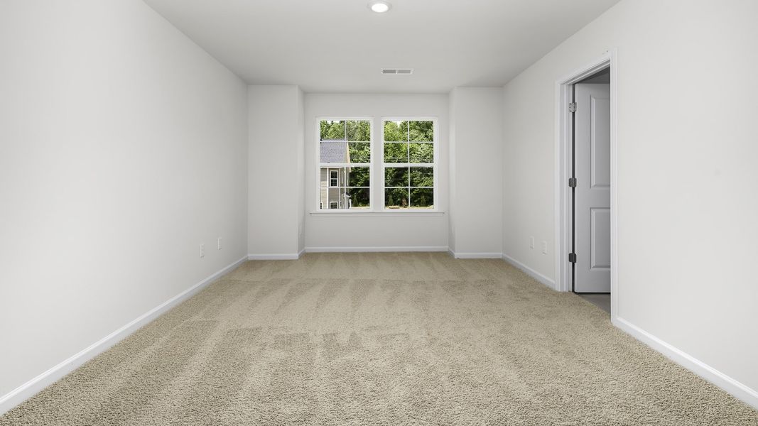 Representative unfurnished interior of a home built from the Denver by D.R. Horton in The Gables at Edinborough Townes, Gibsonville (Image 19).