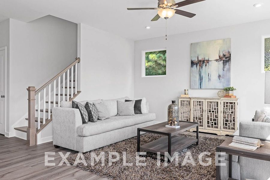 Representative furnished interior of a home built from the The Chestnut by Davidson Homes LLC in Retreat at North Main, Lillington (Image 8).