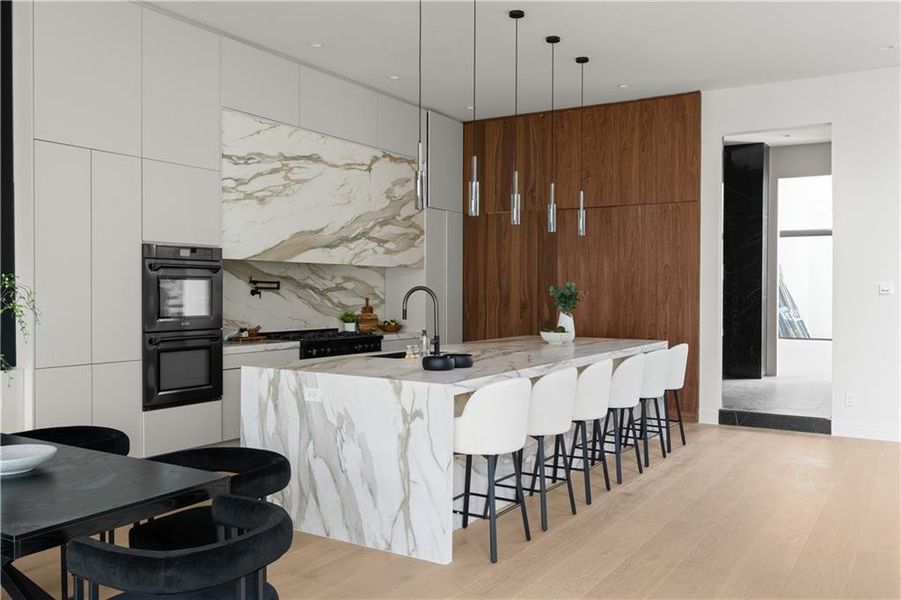 Furnished interior view inside a new home in , Atlanta (Image 34).