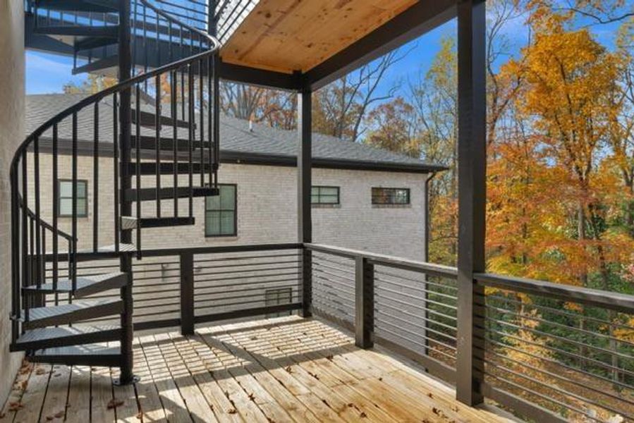 Exterior details and patio area of a home in , Atlanta (Image 46). Exterior details and patio area of a home in , Atlanta (Image 46).
