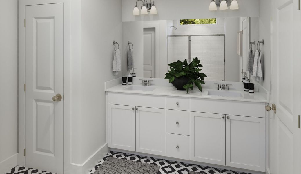Representative furnished interior of a home built from the Brookstone by Mattamy Homes in Cardinal Landing, Coats (Image 9).