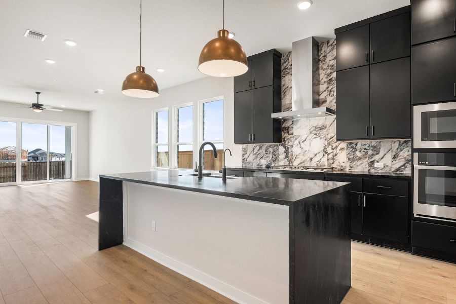 Furnished interior view inside a new home in Lariat, Liberty Hill (Image 8).