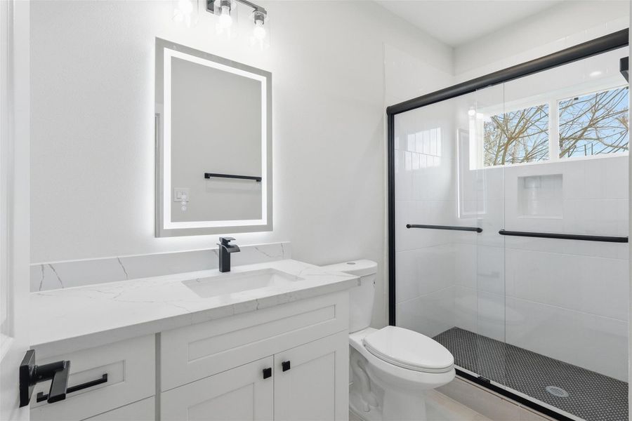 Furnished interior view inside a new home in , Houston (Image 9).