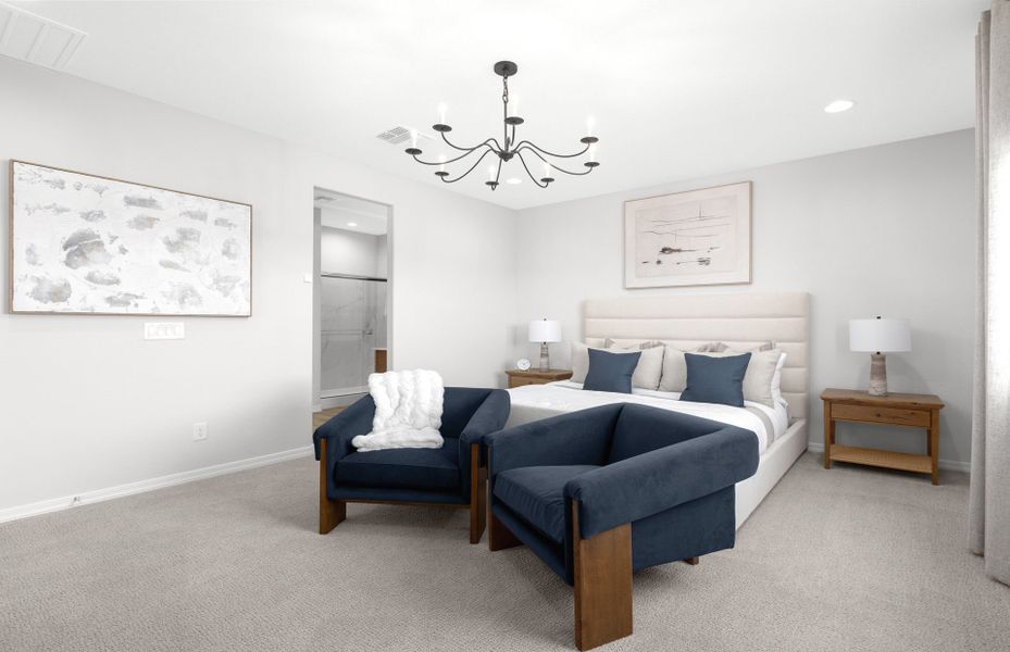 Representative furnished interior of a home built from the Vervain by Pulte Homes in Hayden Estates, Buckeye (Image 16).