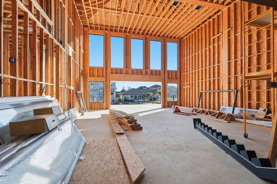 In-progress construction of a new home in , Conroe, TX (Image 8).