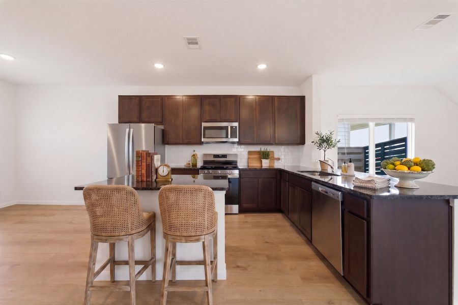 Furnished interior view inside a new home in Austin Point, Richmond (Image 12).
