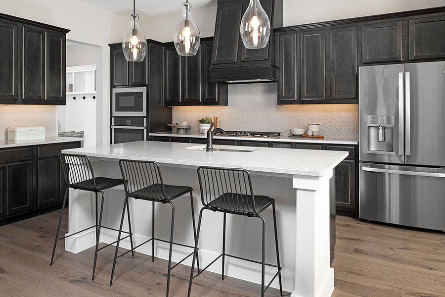 Furnished interior view inside a new home in Prairie Collection at The Meadows, Denton (Image 14).