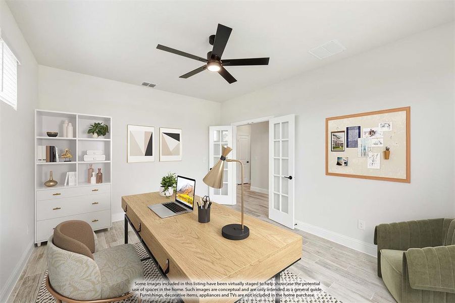 Furnished interior view inside a new home in Sonoma Verde, Rockwall (Image 12).