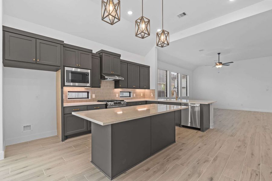 Furnished interior view inside a new home in Artavia, Conroe (Image 7). Furnished interior view inside a new home in Artavia, Conroe (Image 7).