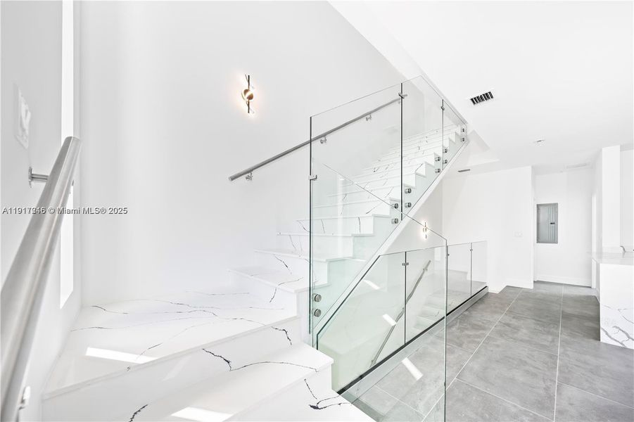 Close-up of interior finishes inside a home in , Miami (Image 17).