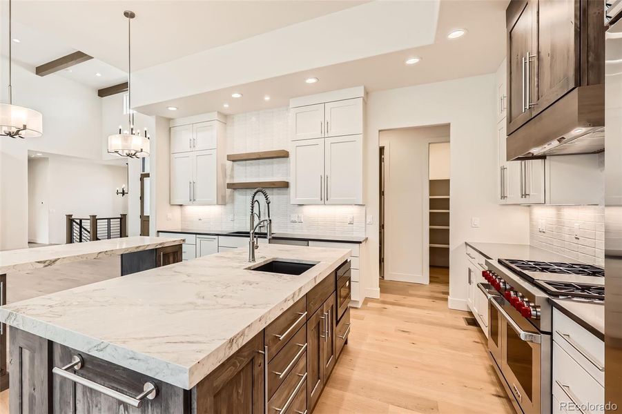 Furnished interior view inside a new home in , Parker (Image 10).