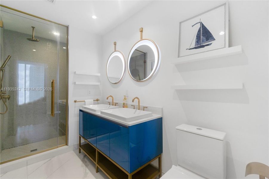 Furnished interior view inside a new home in , Miami (Image 7).