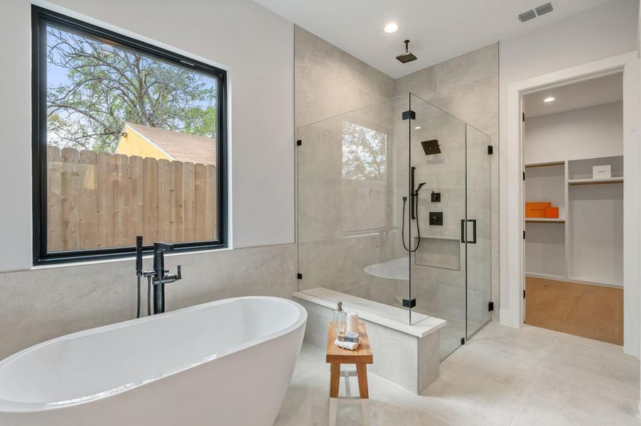 Furnished interior view inside a new home in , Houston (Image 30).