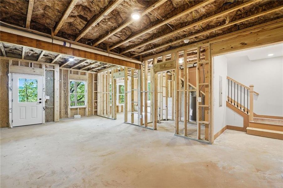 In-progress construction of a new home in , Ranger, GA (Image 47).