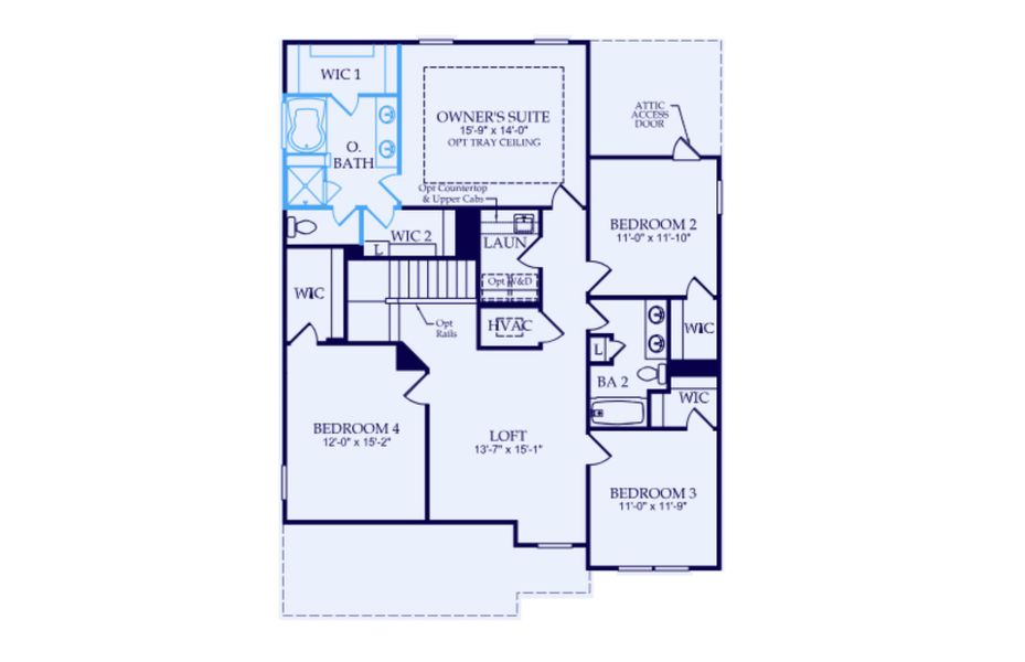2D floor plan layout of this home in Glenview Farms, Murfreesboro, TN (Image 3). 2D floor plan layout of this home in Glenview Farms, Murfreesboro, TN (Image 3).