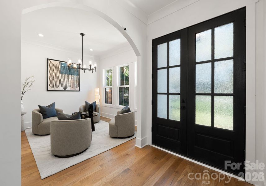 Furnished interior view inside a new home in , Charlotte (Image 30).