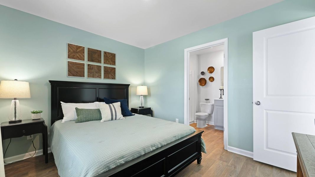 Furnished interior view inside a new home in The Timbers, Harleyville (Image 9).
