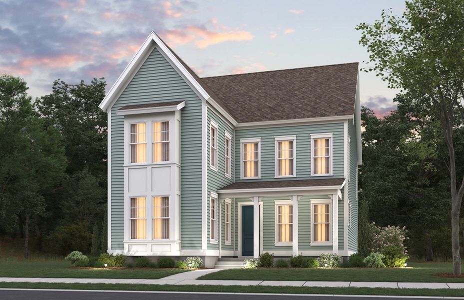 Front exterior of a new home in SayeBrook, Myrtle Beach, SC, highlighting curb appeal (Image 19).