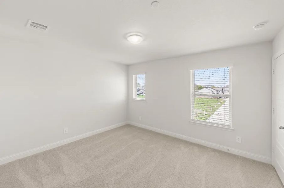 Front exterior of a new home in Sereno Oaks at Buckner Terrace, Dallas, TX, highlighting curb appeal (Image 22).