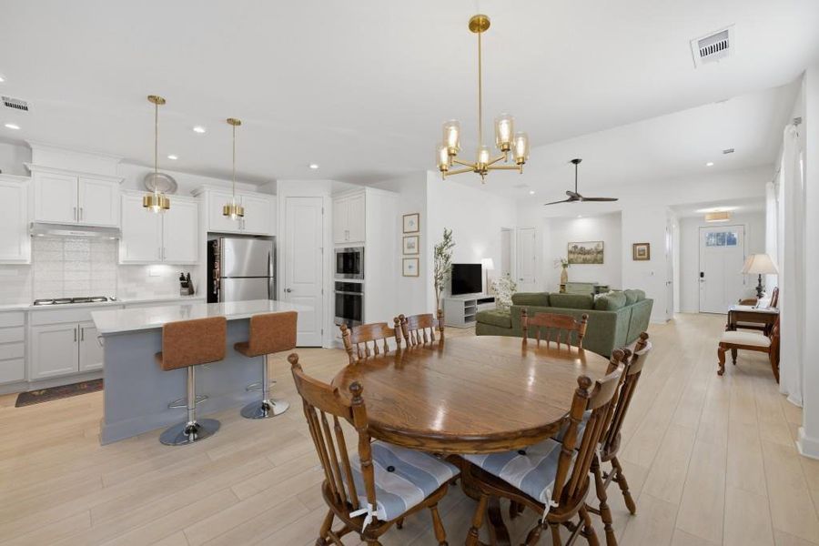 Furnished interior view inside a new home in , Hoschton (Image 35).