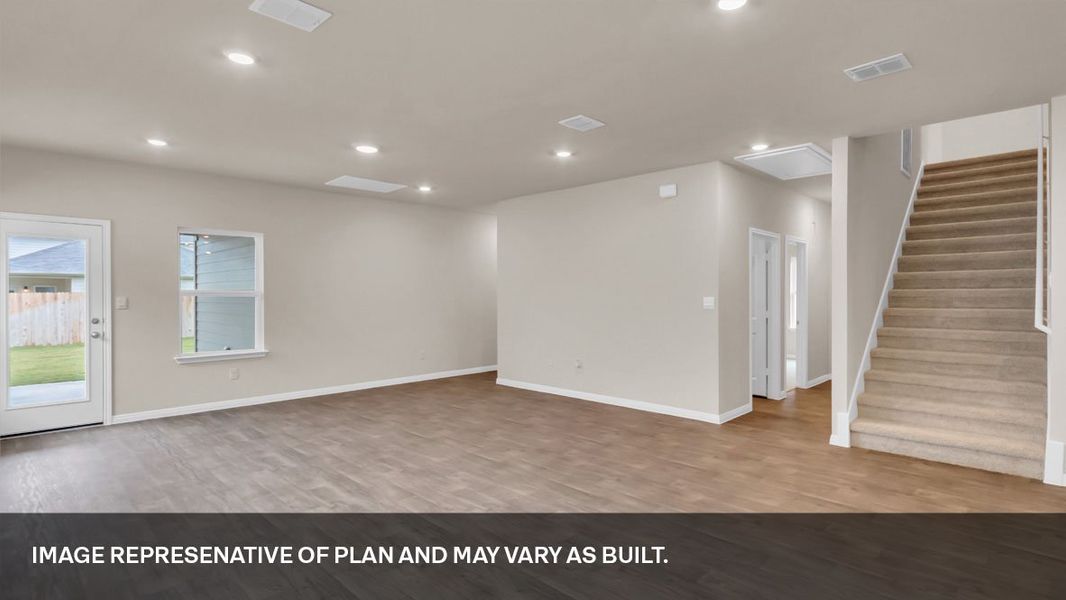 Spacious, unfurnished interior of a new home in Rosenbusch Ranch, Leander (Image 15). Spacious, unfurnished interior of a new home in Rosenbusch Ranch, Leander (Image 15).