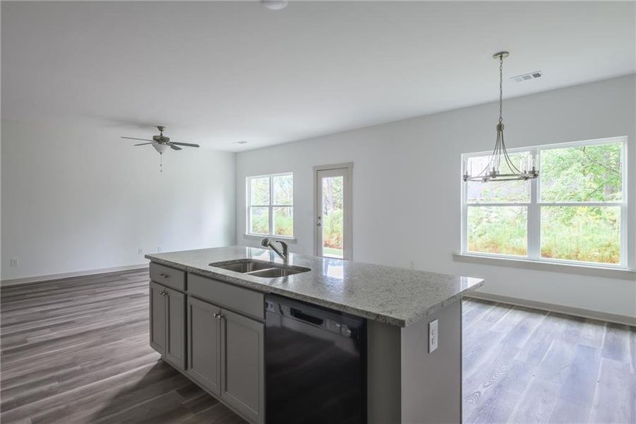 Furnished interior view inside a new home in , Lawrenceville (Image 5).